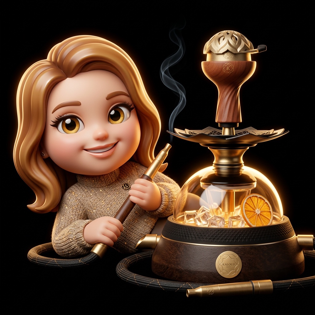 A cute character enjoying the glowing Kaloud Eltheria